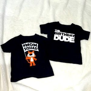 The birthday dude toddler birthday shirt and extra